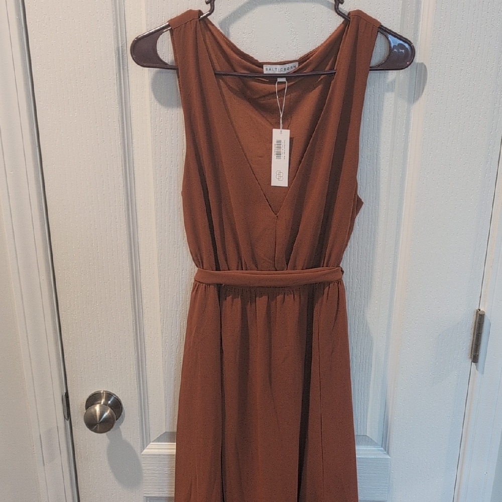 Baltic Born Burnt Orange Maxi Dress